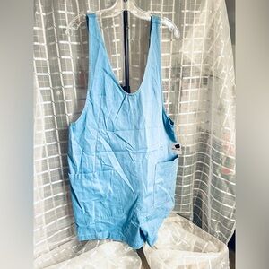 Light Blue Sleeveless Jumpsuit